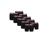 Levi's Sportswear Lot de 10 boxers en coton bio pour homme, Noir , L