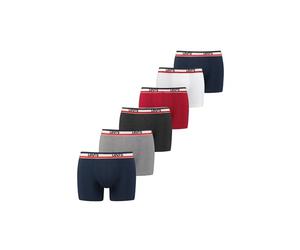 Levis Sportwear Logo Boxer, Caleçons pour des Hommes, Blue/Red/Grey,