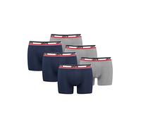 Levis SPRTSWR Lot de 6 boxers pour homme, Robe bleue., L