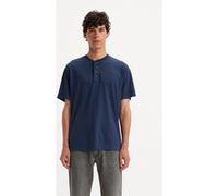 Levi's Short-Sleeve Button Henley Chemise, Naval Academy, M Homme