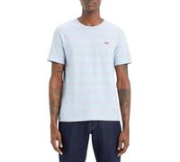 Levi's SS Original Housemark Tee T-Shirt Homme, Jersey Chambray Doux À Rayures de Bord de Mer, S