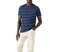 Levi's T-shirt SS Original HM Tee – Taper Stripe – Bleu marine/rouge/blanc – Taille S Homme