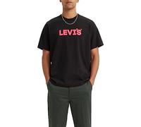 Levi's Ss Relaxed Fit T-Shirt Homme Headline Logo Caviar S