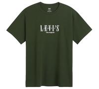 Levi's Ss Relaxed Fit Tee Serif Logo Kombu Green Taille: XXL | T-shirts avec imprimés Outlet | Homme | Vert