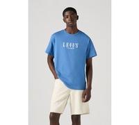 Levi's Ss Relaxed Fit Tee Serif Logo Dutch Blue Taille: M | T-shirts avec imprimés Outlet | Homme | Bleu