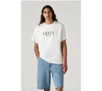 Levi's Ss Relaxed Fit Tee Serif Logo White Graphic Taille: L | T-shirts avec imprimés Outlet | Homme | Blanche