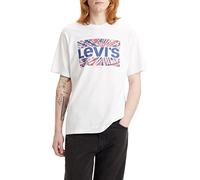 Levi's Ss Relaxed Fit Tee TShirt Homme Poster Caviar (Blanc) S