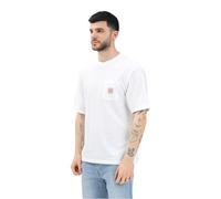 Levi's SS Workwear Tee T-Shirt, Blanc, Large Homme