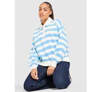 LEVI'S Stripe Rugby Fleece Sweatshirt - Bleu M