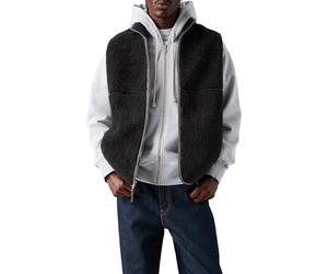 Levi's Summit Sherpa Gilet pour homme, jet black, XL