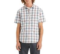 Levi's Shortsleeve Sunset 1-Pocket Standard Shirt, Micah Plaid Niagara Mist, S Homme