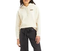 Levi's Sweat à Capuche Graphic Everyday pour Femme, Sweat à Capuche Annessa Cheetah BW Fill White Swan, L