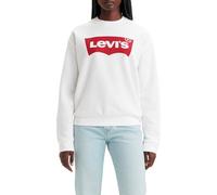 Levi's Sweat-Shirt Everyday Crew pour Femme, Everyday Crew Core Batwing White+, L