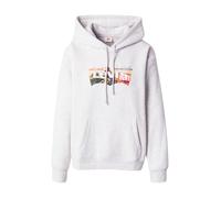 LEVI'S ® Sweat-shirt 'Everyday Hoodie' gris clair / vert foncé / orange / blanc, Taille XS
