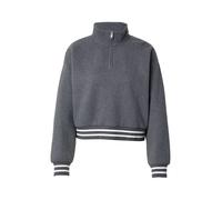 LEVI'S ® Sweat-shirt 'Everyday Quarter Zip Sweatshirt' gris chiné / blanc, Taille M