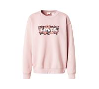 LEVI'S ® Sweat-shirt 'Graphic Everyday Crew Sweatshirt' rose pastel / bourgogne / noir / blanc, Taille S