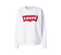 LEVI'S ® Sweat-shirt 'Graphic Everyday Crew Sweatshirt' rouge / blanc, Taille XS