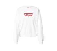 LEVI'S ® Sweat-shirt 'Graphic Iconic Heritage Crewneck Sweatshirt' rouge carmin / blanc, Taille M