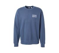 LEVI'S ® Sweat-shirt 'Relaxed Graphic Crewneck Sweatshirt' bleu-gris / blanc, Taille M