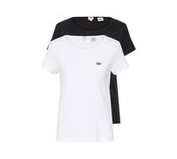 LEVI'S ® T-shirt '2 Pack Crewneck Tee' noir / blanc, Taille XS