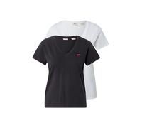 LEVI'S ® T-shirt '2 Pack Vneck Tee' noir / blanc, Taille S