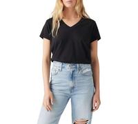 Levi's T-Shirt Boxy à col en V pour Femme, Caviar Slub, S