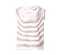 LEVI'S ® T-shirt 'Boxy Tank Top' marron / blanc, Taille L