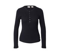 LEVI'S ® T-shirt 'Dry Goods Waffle Henley' noir, Taille XS