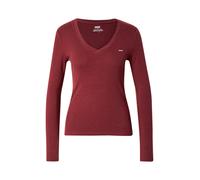 LEVI'S ® T-shirt 'Essential Housemark Long Sleeve V-Neck Tee' bourgogne, Taille XS