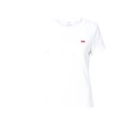 Levi's Essential Housemark T-Shirt à Manches Courtes pour Femme, Blanc +, XS