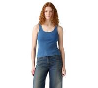 Levi's T-Shirt Essential Rib Tank pour Femme, Indigo Rib Light Ind, L