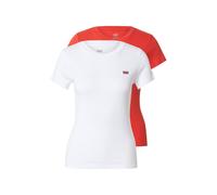 LEVI'S ® T-shirt 'Essential Tee (2-Pack)' rouge / blanc, Taille M