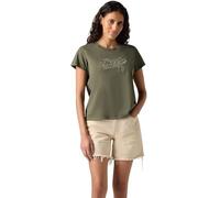 Levi's T-Shirt Graphic Boxy pour Femme, Vert (0040), M