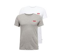 LEVI'S ® T-Shirt 'Graphic Crewneck T-Shirt - 2 Pack' gris / blanc, Taille XS