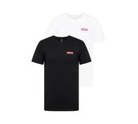 LEVI'S ® T-Shirt 'Graphic Crewneck T-Shirt - 2 Pack' rouge / noir / blanc, Taille S