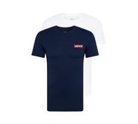 LEVI'S ® T-Shirt 'Graphic Crewneck Tee - 2 Pack' bleu marine / rouge sang / blanc, Taille M