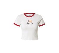 LEVI'S ® T-shirt 'Graphic Mini Ringer Tee' pueblo / rouge rubis / noir / blanc cassé, Taille M