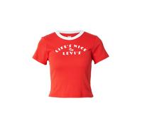 LEVI'S ® T-shirt 'Graphic Ringer Mini Tee' rouge / blanc, Taille S