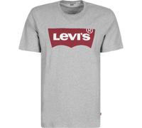 LEVI'S ® T-Shirt 'Graphic Set-In Neck T-Shirt' gris chiné / rouge cerise / blanc, Taille XXS