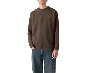 Levi's T-Shirt Ls Authentic pour Homme, Garment Dye Bracken, S
