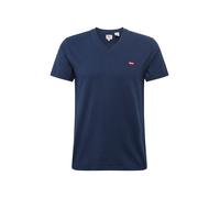 LEVI'S ® T-Shirt 'Original Housemark V-Neck Tee' bleu foncé / rouge / blanc, Taille S