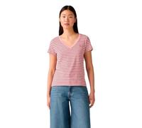 Levi's T-Shirt Parfait à col en V pour Femme, Clara Stripe Zephyr, M