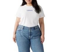 Levi's T-Shirt Pl Perfect pour Femme, Pl Serif EMB Bright, 3XL Grande Taille