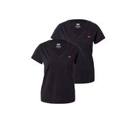 Levi's 2pack Perfect Vneck Tees, Lot de 2 t-Shirts Caviar &, XL Femmes