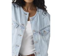 Levi's Levi's Light Blue Denim Collarless Shrunken 90s Gilet