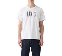 Levi's T-Shirt SS Relaxed Fit pour Homme, Distressed Serif 3 W, S