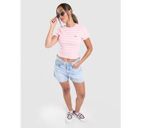 LEVI'S T-shirt Striped Ribbed - Rose L