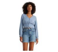 Levi's Tamara LS Blouse Med Indigo-Worn in, Hip to Be Square 4, XS Femme