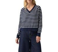 Levi's Tara Super Soft Vneck Pullover Pull-Over, Parisienne Stripe PE, L Femme