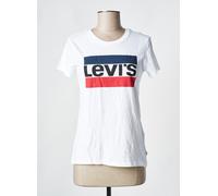 Levi's – T-shirt Femme The Perfect Tee – Logo Sportswear Blanc – XXS